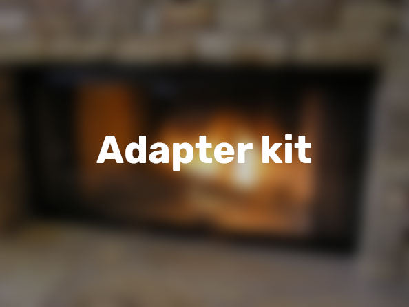 Adapter kit for pre-1997 fireplaces
